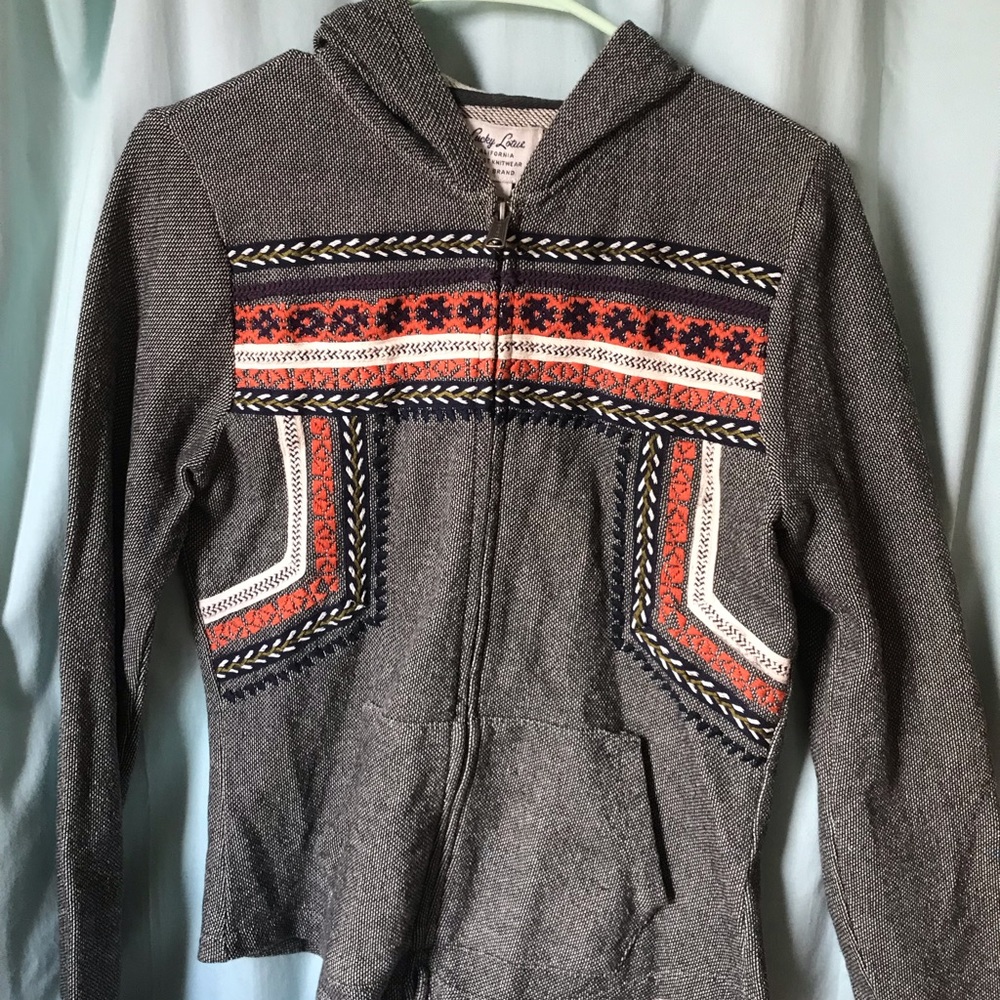Lucky Brand embroidered hoodie